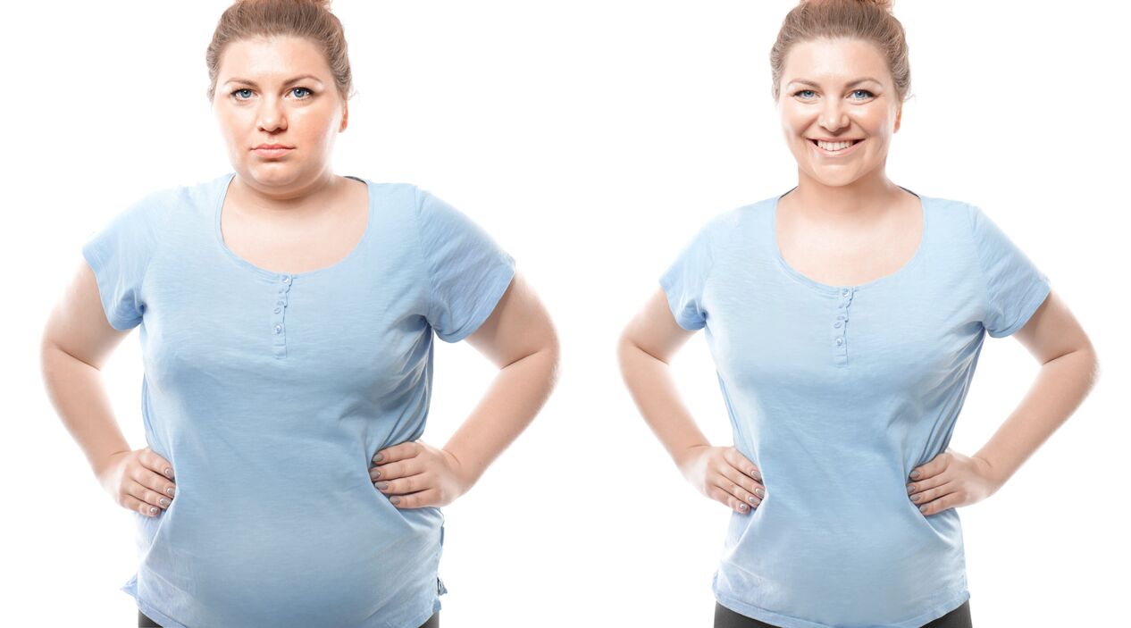 El resultado del uso de bebidas Magicoa en la lucha contra los kilos de más.